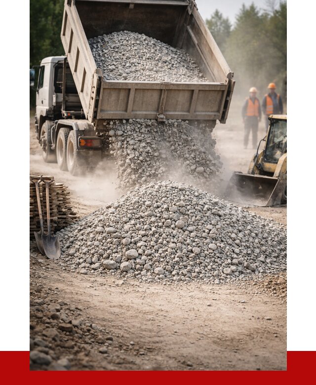 Купить дробленый бетон в Раменском от 1724 р./куб | ПРОНЕРУДРмн