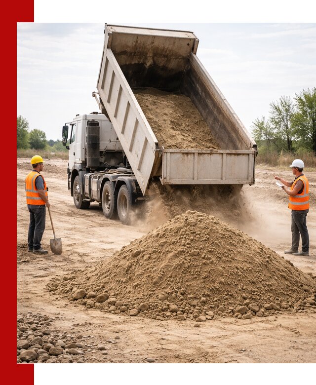 Доставка самосвалом 15 кубов в Раменском за город и по городу