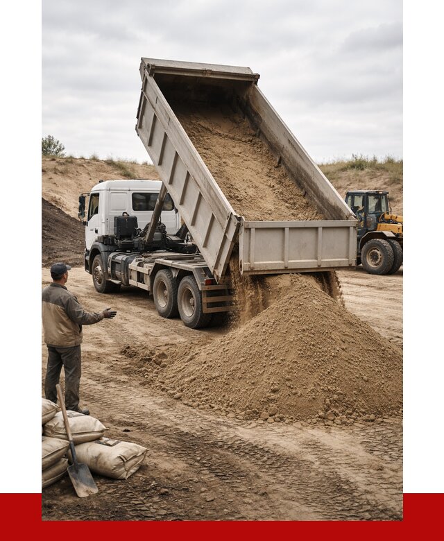 Доставка самосвалом 20 кубов в Раменском от 7604 р. | ПРОНЕРУДРмн