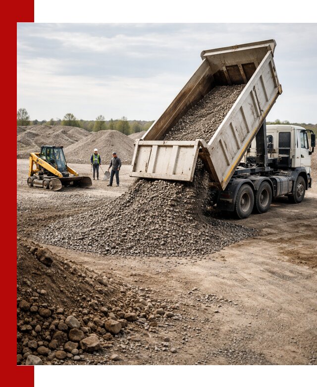 Доставка самосвалом 25 м³ в Раменском быстро и надежно