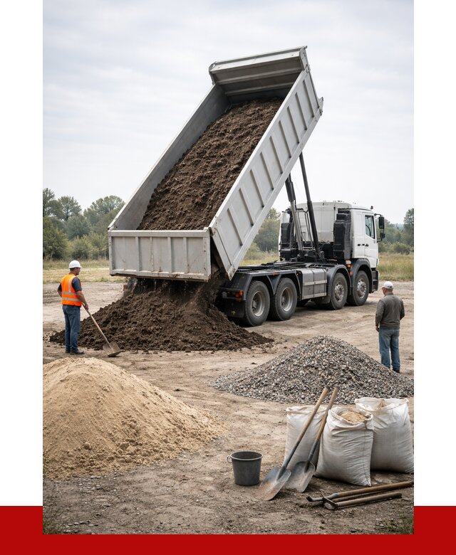 Доставка самосвалом 30 кубов в Раменском от 8618 р. | ПРОНЕРУДРмн