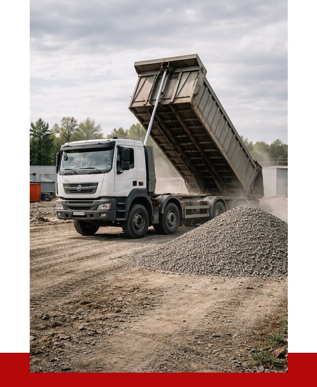 Доставка самосвалом 40 кубов в Раменском от 9125 р. | ПРОНЕРУДРмн