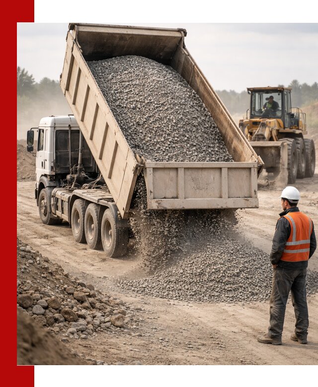 Доставка самосвалом 40 кубов цемента и сыпучих в Раменском