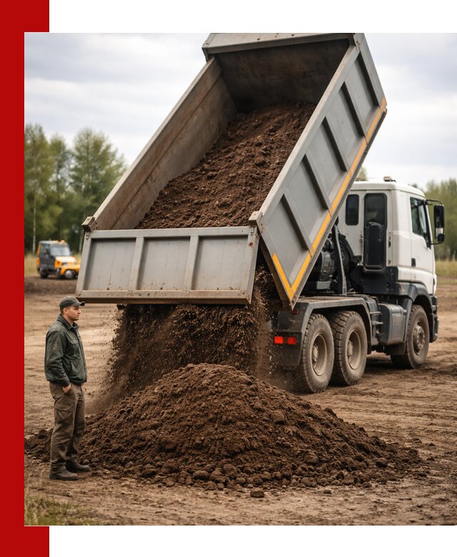 Аренда самосвала с водителем в Раменском для сыпучих грузов и навоза
