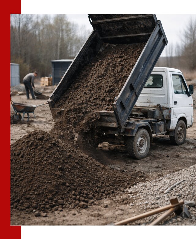 Аренда минисамосвала в Раменском для доставки сыпучих материалов