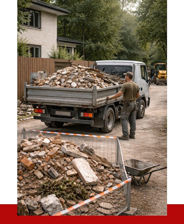 Вывоз строительного мусора с погрузкой в Раменском от 7604 р | ПРОНЕРУДРмн