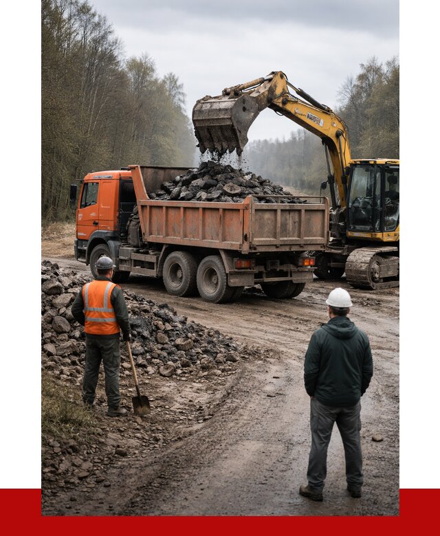 Вывоз асфальта в Раменском от 4563 р. самосвалом ПРОНЕРУДРмн