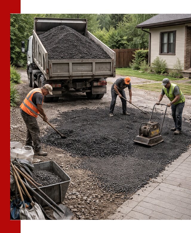 Асфальтовая крошка для двора с доставкой в Раменском